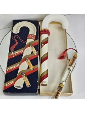 Faberge Collectible Perfume Bottles And Perfume Cane (Empty Bottles)